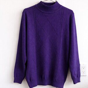 Purple Knit Sweater